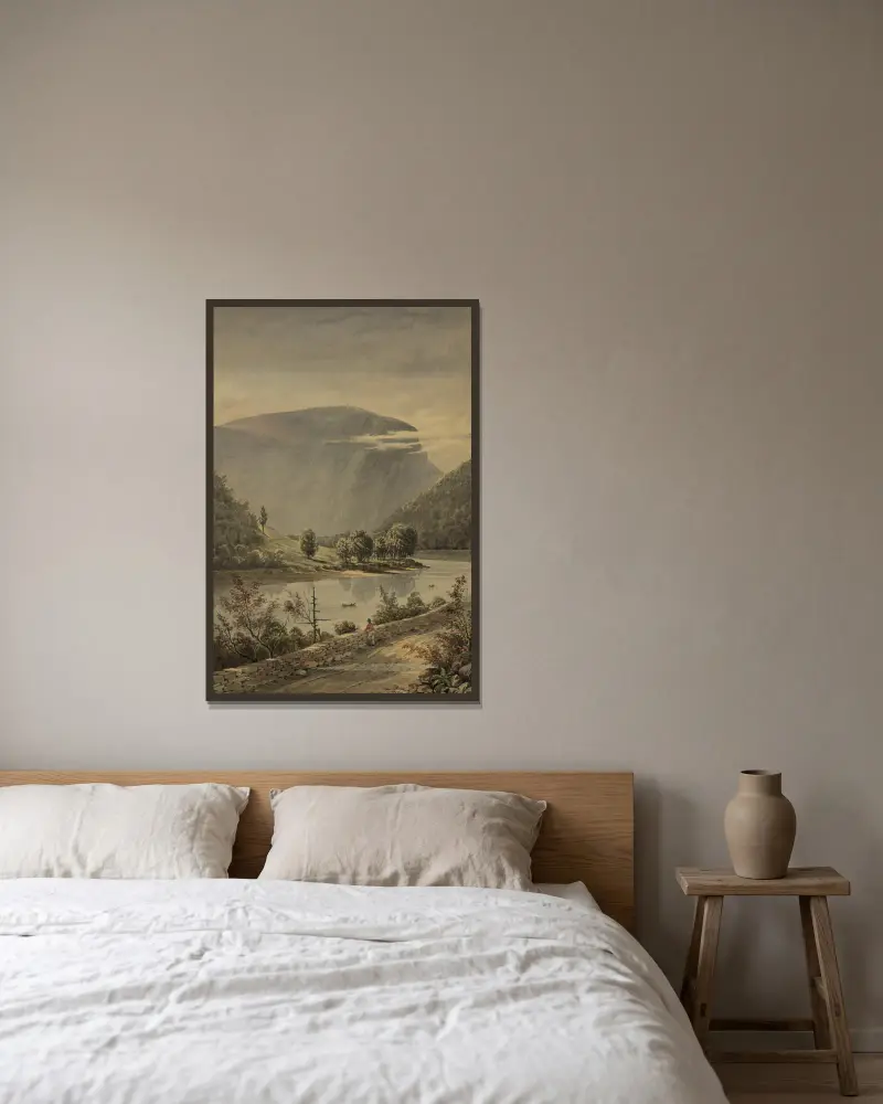 Delaware Water Gap, James Fuller Queen w ramie na ścianie
