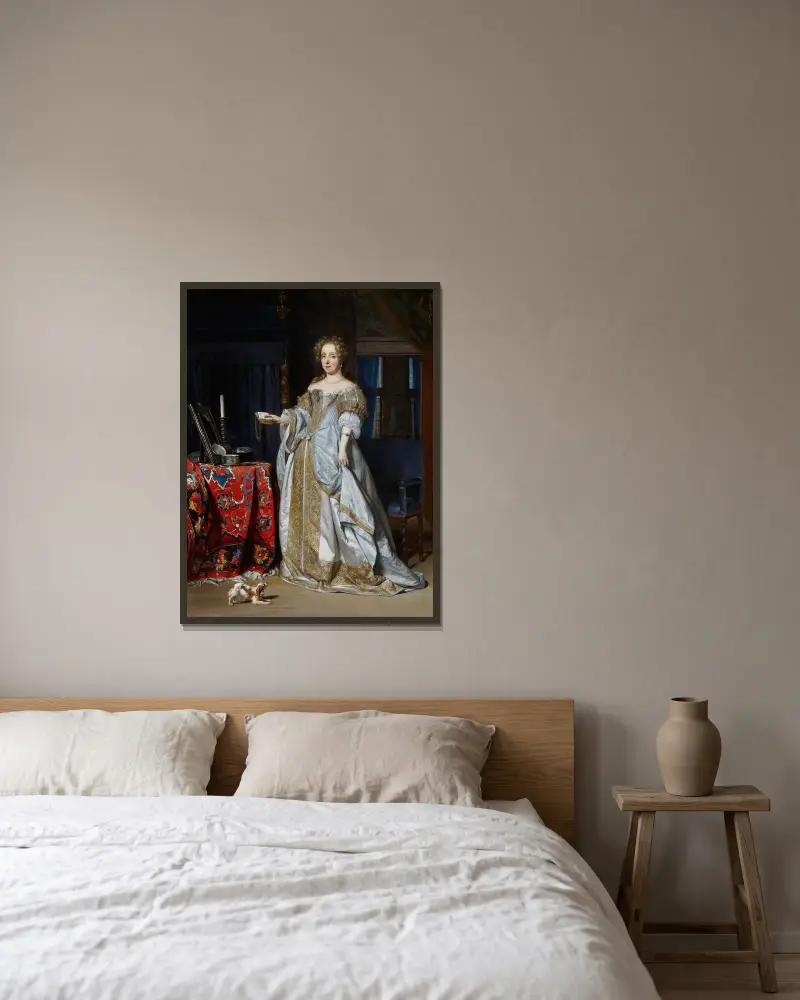 Lucia Wijbrants, Gabriel Metsu v rámu na stěně