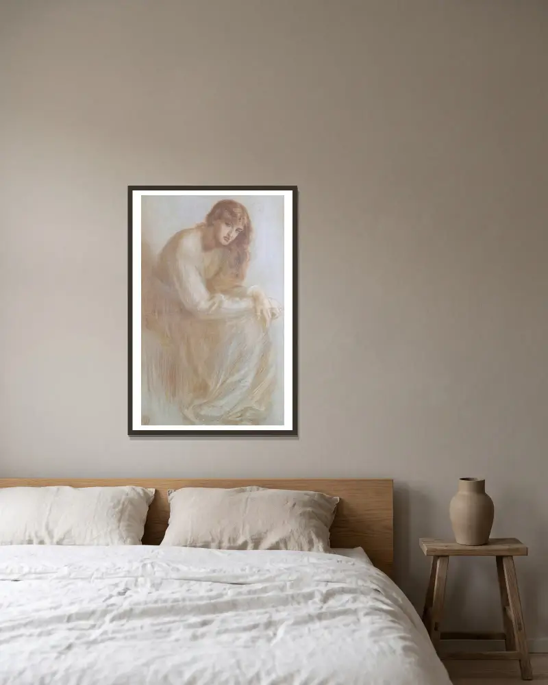 Alexa Wilding, Dante Gabriel Rossetti v rámu na stěně