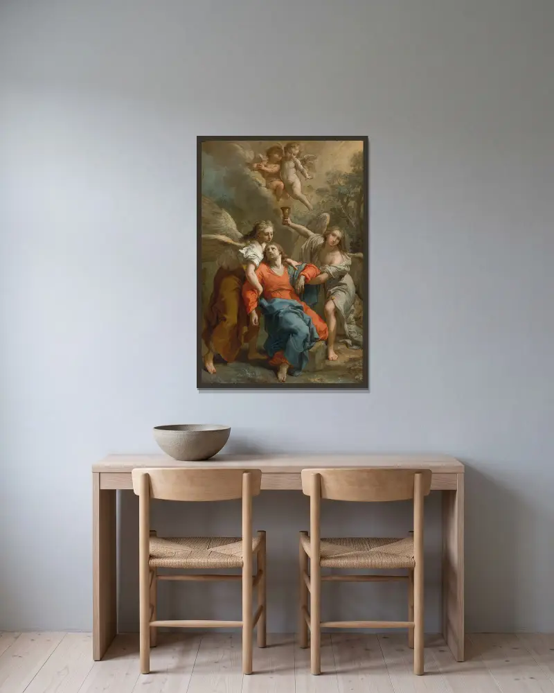 Agonia Chrystusa, Gaetano Gandolfi w ramie na ścianie