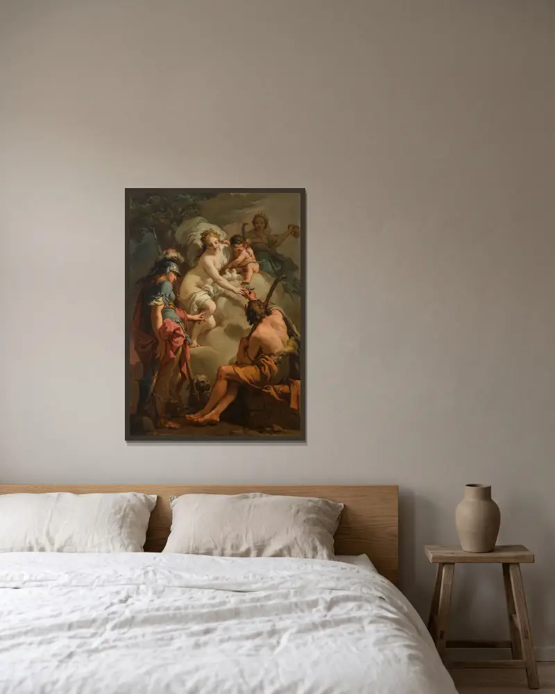Paridův soud, Gaetano Gandolfi v rámu na stěně