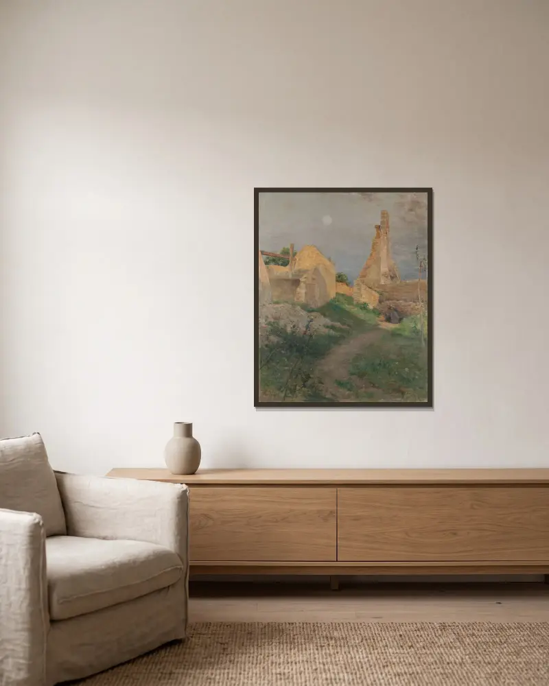 The Ruins, Georg Pauli w ramie na ścianie