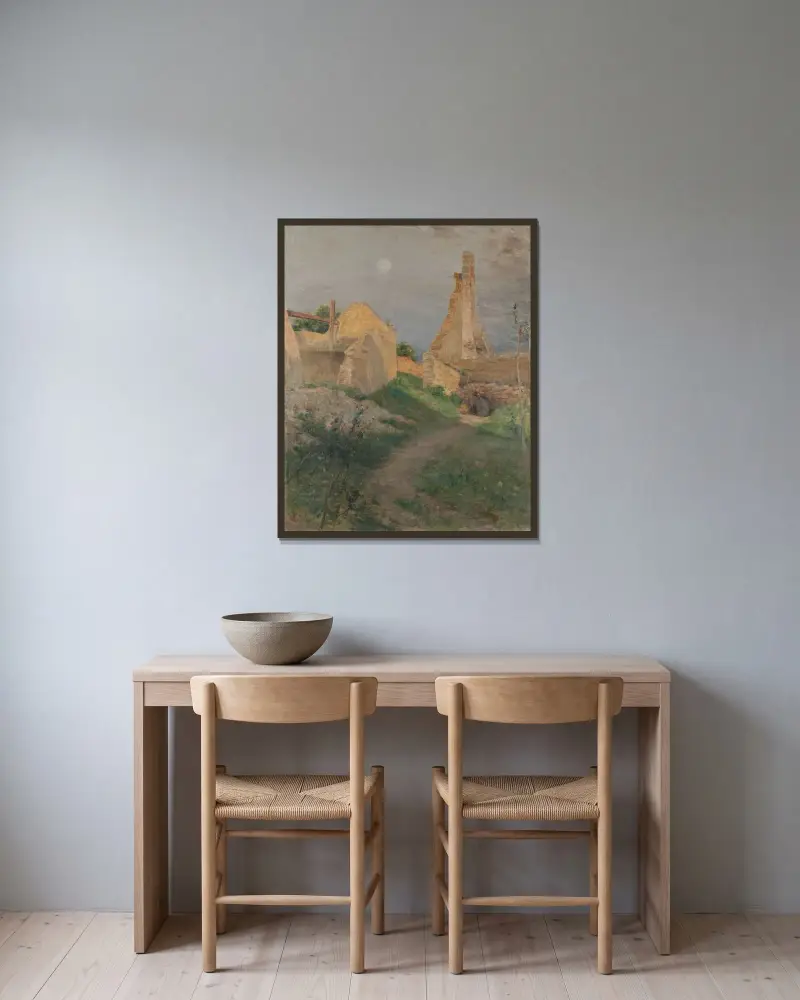 The Ruins, Georg Pauli w ramie na ścianie