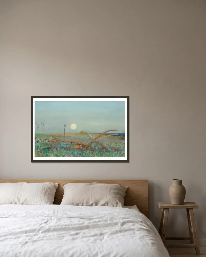 Plouha, Sir George Clausen v rámu na stěně