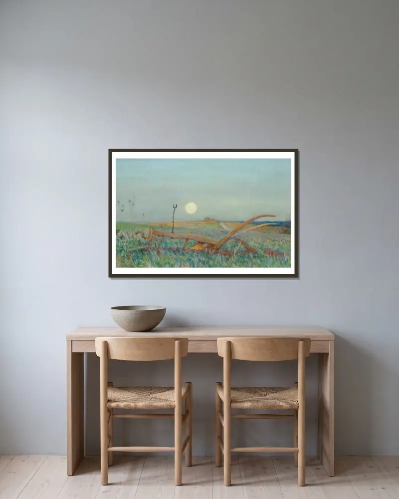 Plouha, Sir George Clausen v rámu na stěně