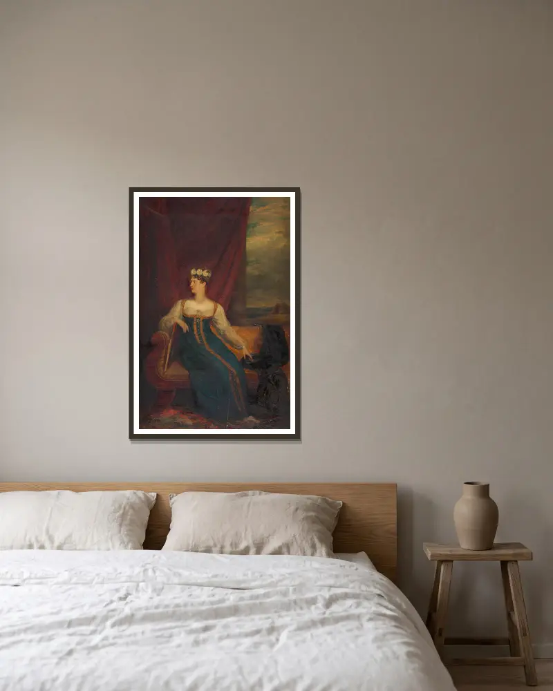 Portret księżniczki Charlotty z Walii, 1817 – nr 1, George Dawe w ramie na ścianie