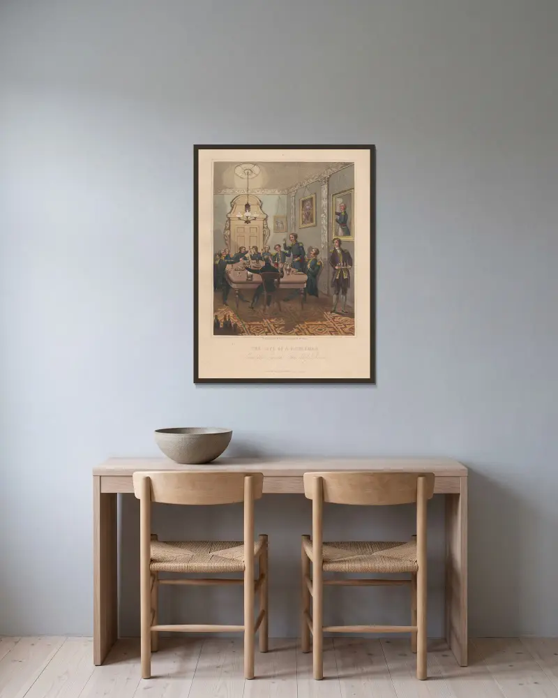 Der Speisesaal von George Dawe gerahmt an einer Wand