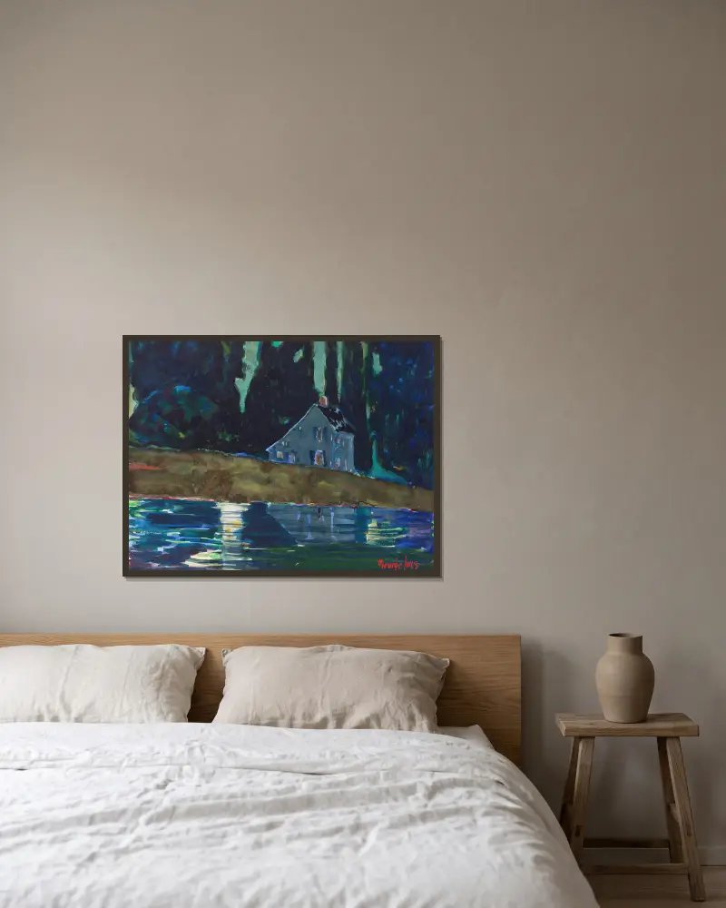 Saltbox, George Luks w ramie na ścianie