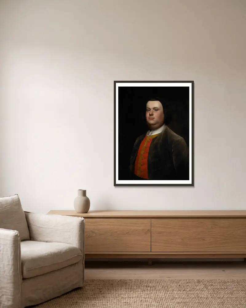 James Stanley von George Stubbs gerahmt an einer Wand