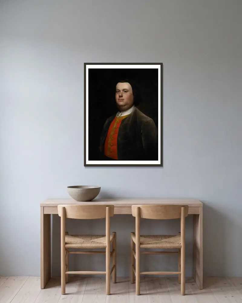 James Stanley von George Stubbs gerahmt an einer Wand