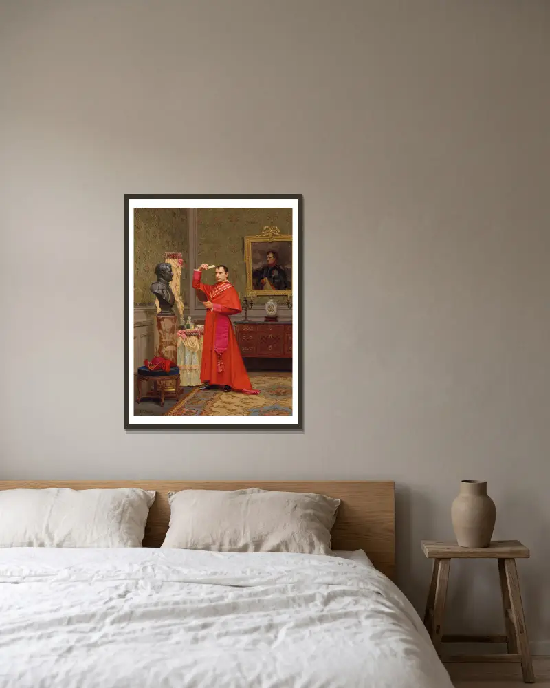 Porównanie, Jehan Georges Vibert w ramie na ścianie