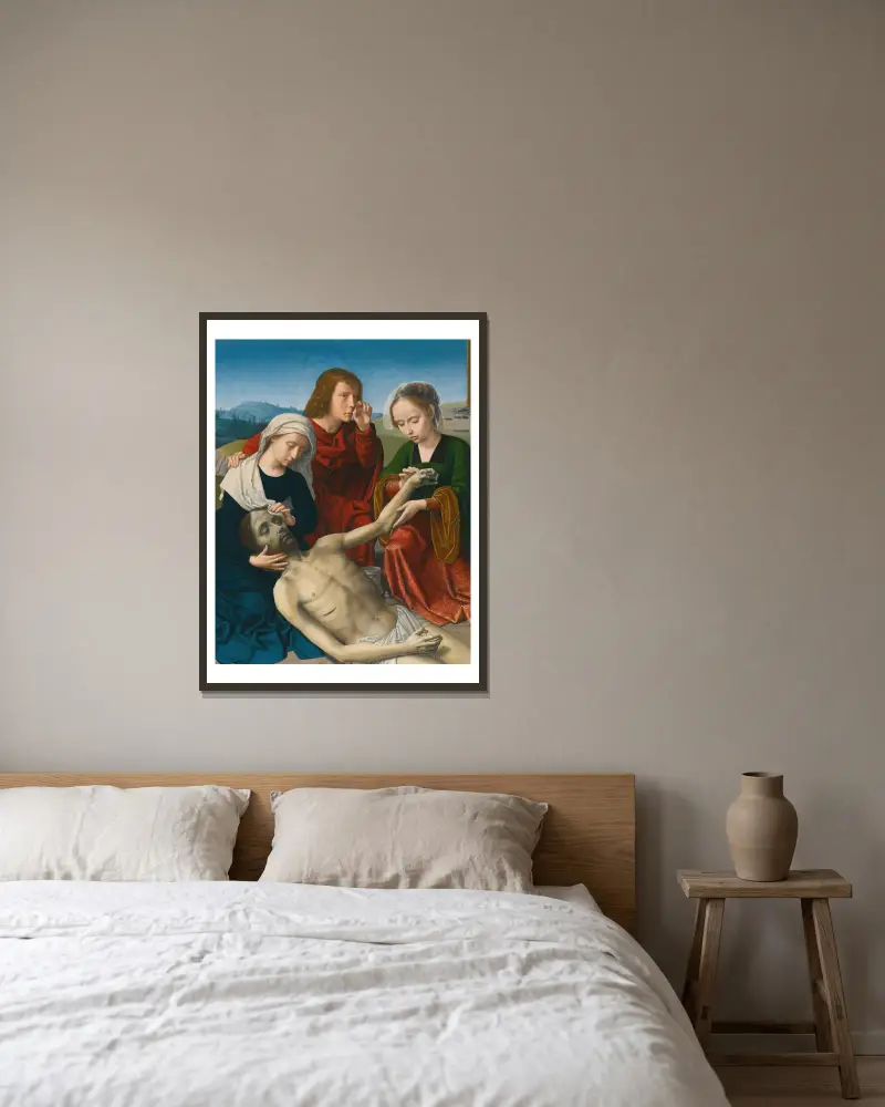 Opłakiwanie Chrystusa, Gerard David w ramie na ścianie