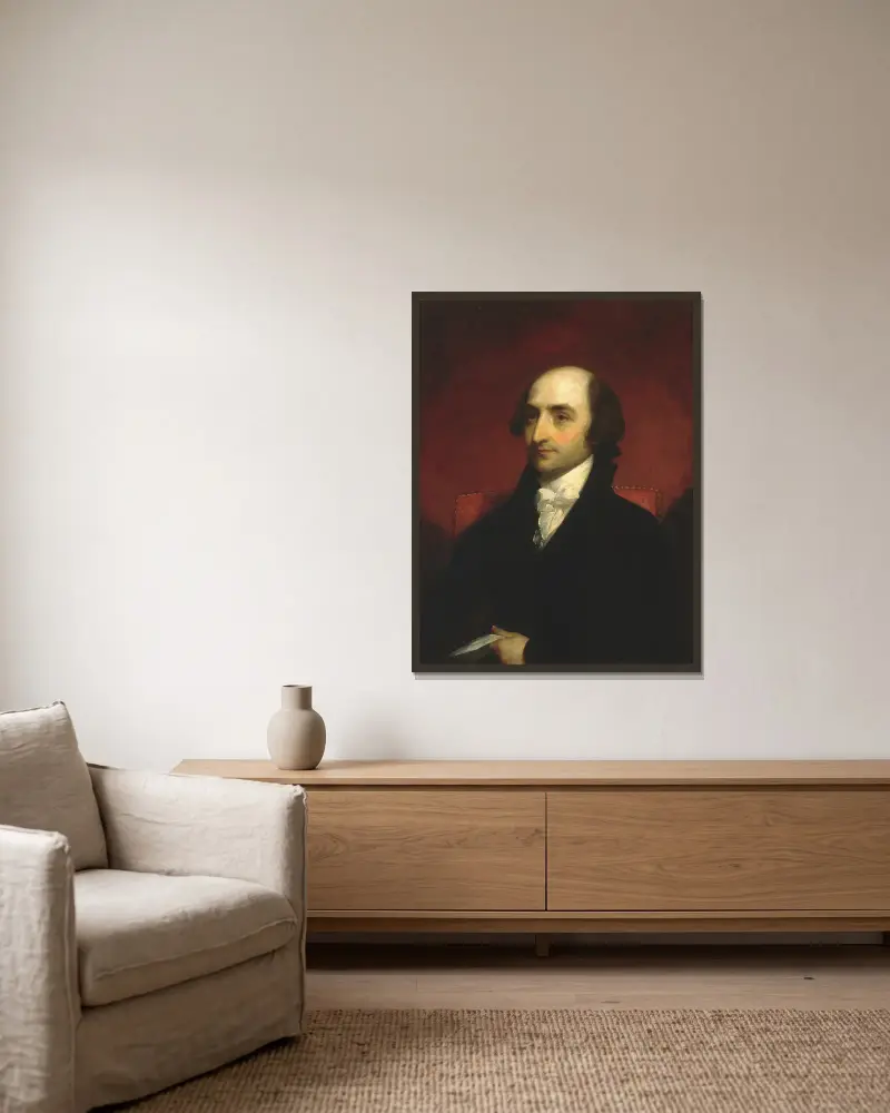 Albert Gallatin, Gilbert Stuart w ramie na ścianie