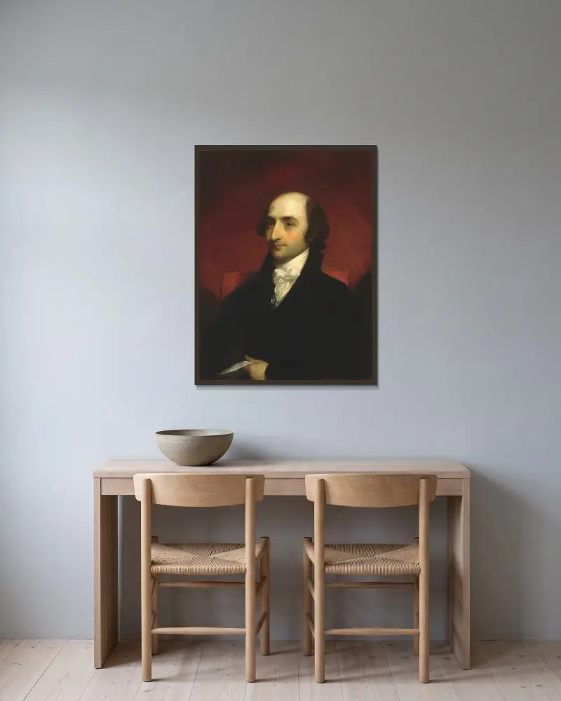 Albert Gallatin, Gilbert Stuart w ramie na ścianie