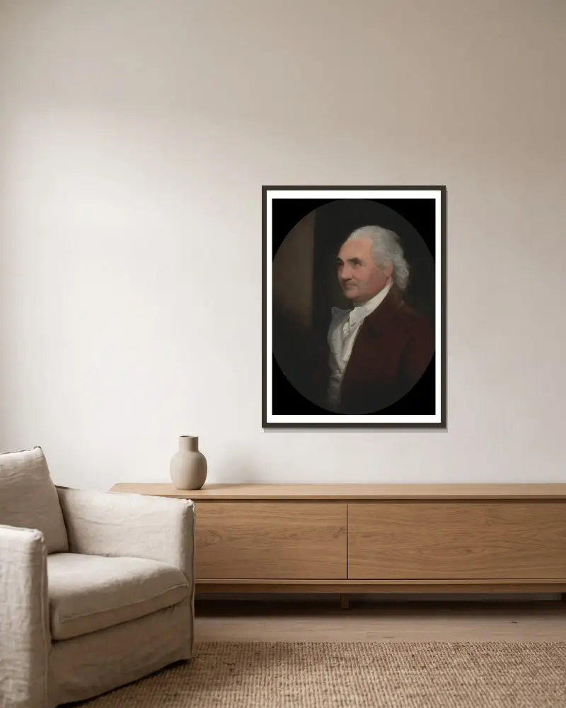 Pułkownik Isaac Barré, Gilbert Stuart w ramie na ścianie