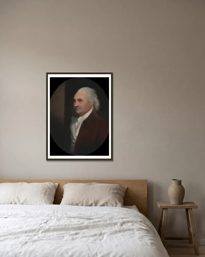Pułkownik Isaac Barré, Gilbert Stuart w ramie na ścianie