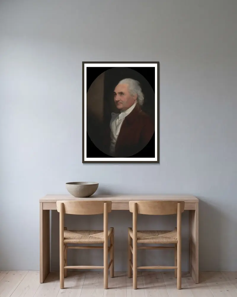 Pułkownik Isaac Barré, Gilbert Stuart w ramie na ścianie
