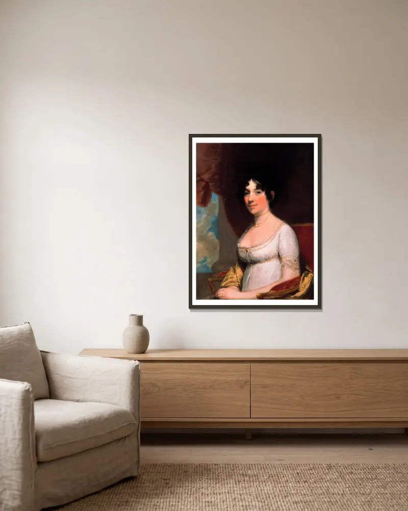 Dolley Payne Madison (Mrs. James Madison), Gilbert Stuart w ramie na ścianie