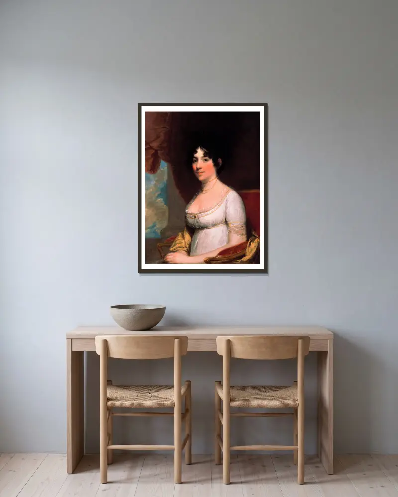Dolley Payne Madison (Mrs. James Madison), Gilbert Stuart w ramie na ścianie
