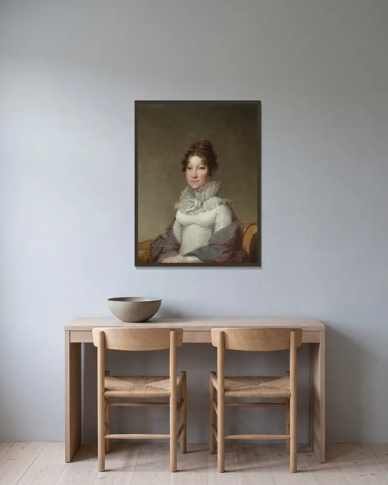 Mary Campbell Stuart, Gilbert Stuart w ramie na ścianie