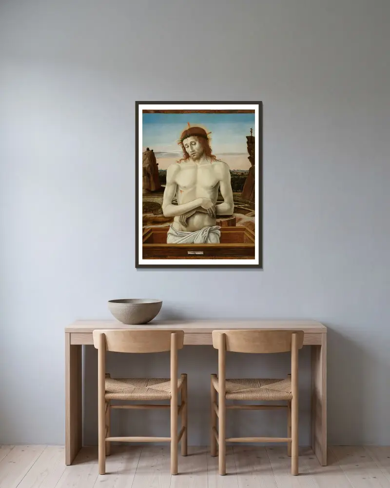 Imago Pietatis, Giovanni Bellini v rámu na stěně