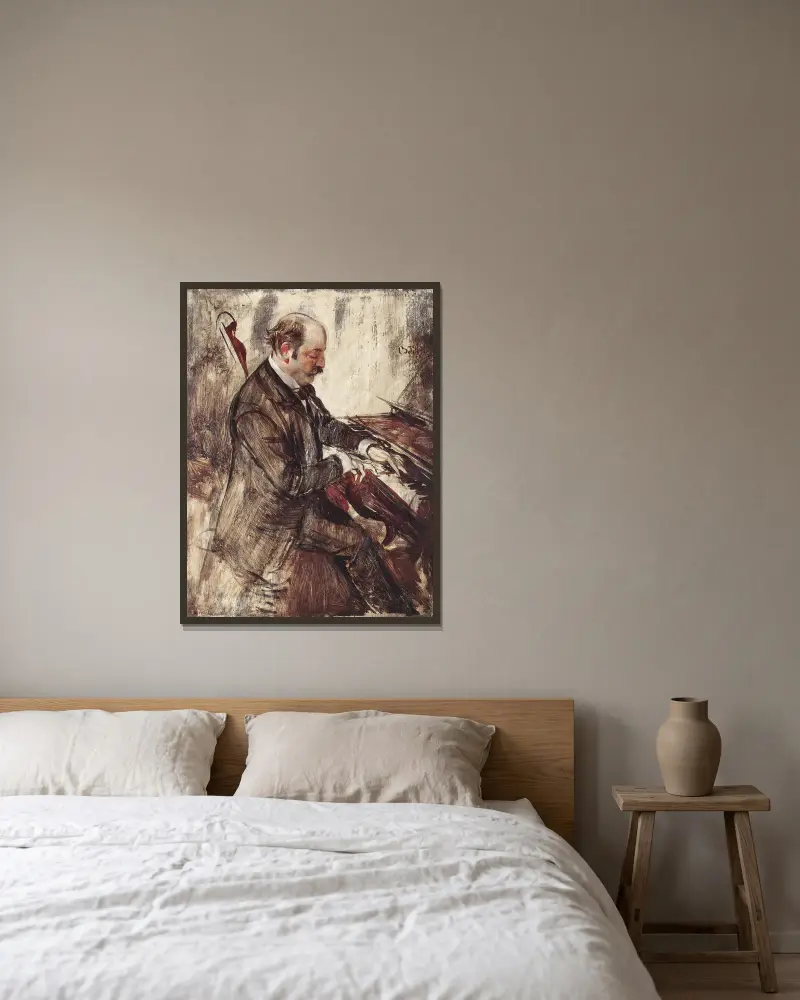 Pianista, Giovanni Boldini w ramie na ścianie