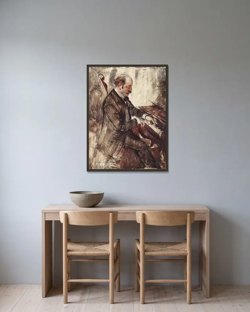 Pianista, Giovanni Boldini w ramie na ścianie