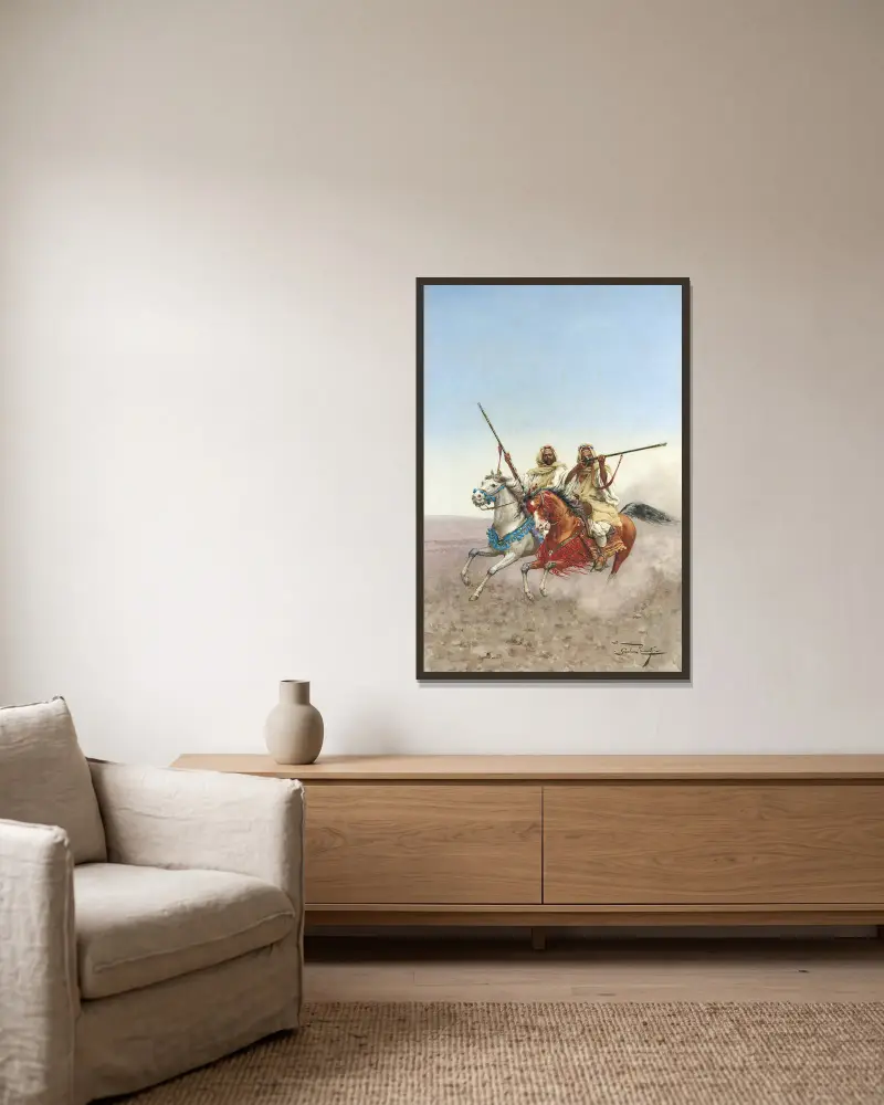 Fantasia von Giulio Rosati gerahmt an einer Wand