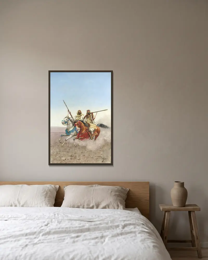 Fantasia von Giulio Rosati gerahmt an einer Wand