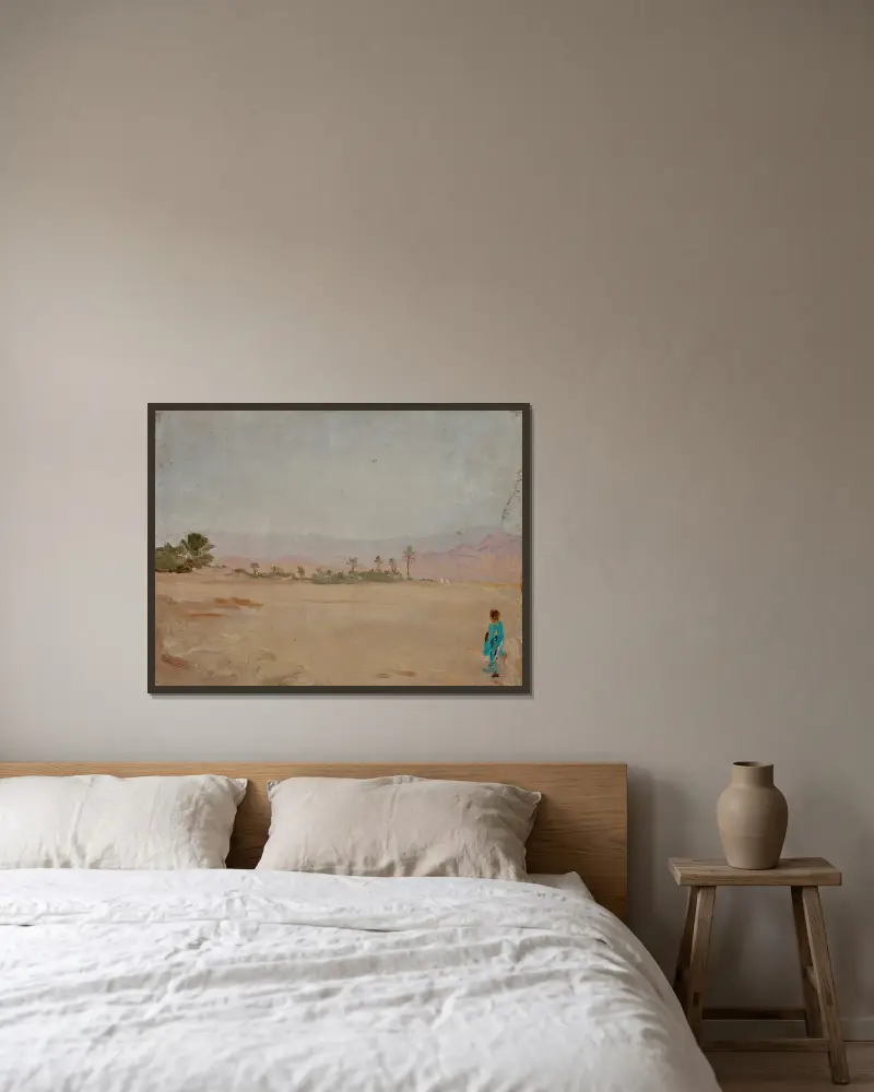 Sahara (Wüste) von Jan Ciągliński gerahmt an einer Wand