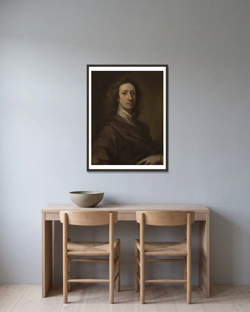 Cornelis de Bruyn von Sir Godfrey Kneller gerahmt an einer Wand