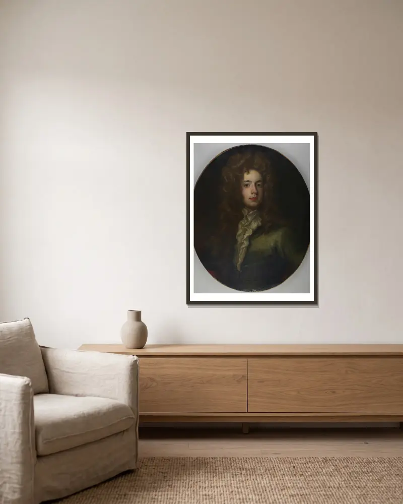 Joseph Addison, Sir Godfrey Kneller v rámu na stěně