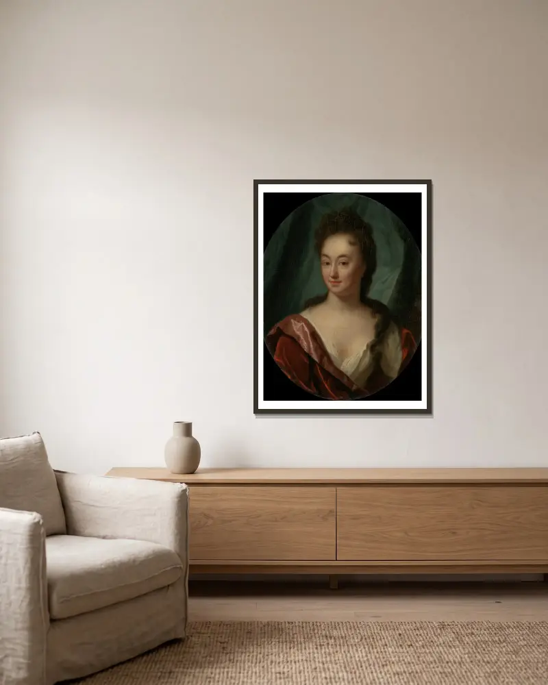 Anna Maria Gool, Godfried Schalcken v rámu na stěně