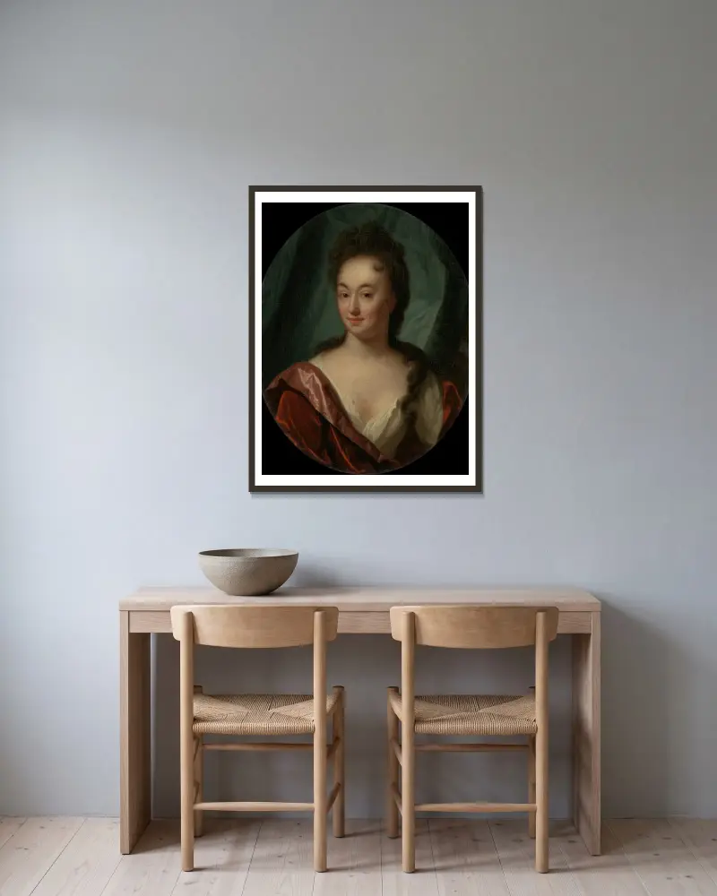 Anna Maria Gool, Godfried Schalcken v rámu na stěně