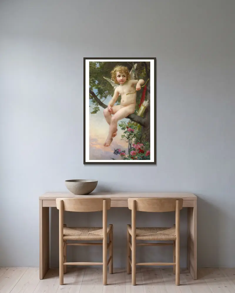 Amor, Guillaume Seignac v rámu na stěně