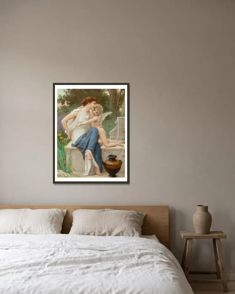 Rozbrojenie Amora, Guillaume Seignac w ramie na ścianie