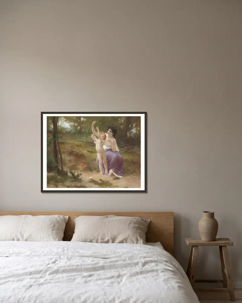 Miłość rozbrojona, Guillaume Seignac w ramie na ścianie