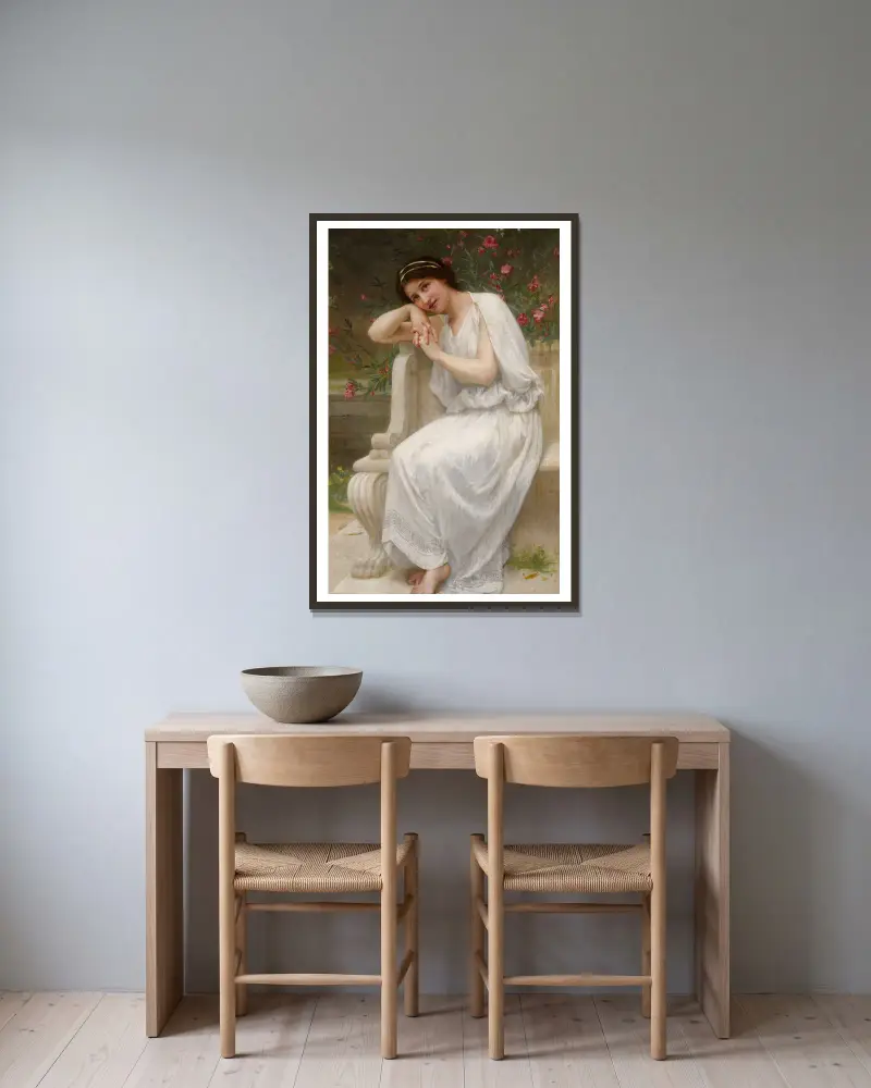 Polyhymnia, Guillaume Seignac w ramie na ścianie