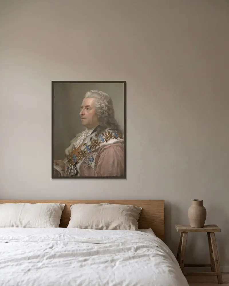 Hrabě Carl Gustaf Tessin, Gustaf Lundberg v rámu na stěně