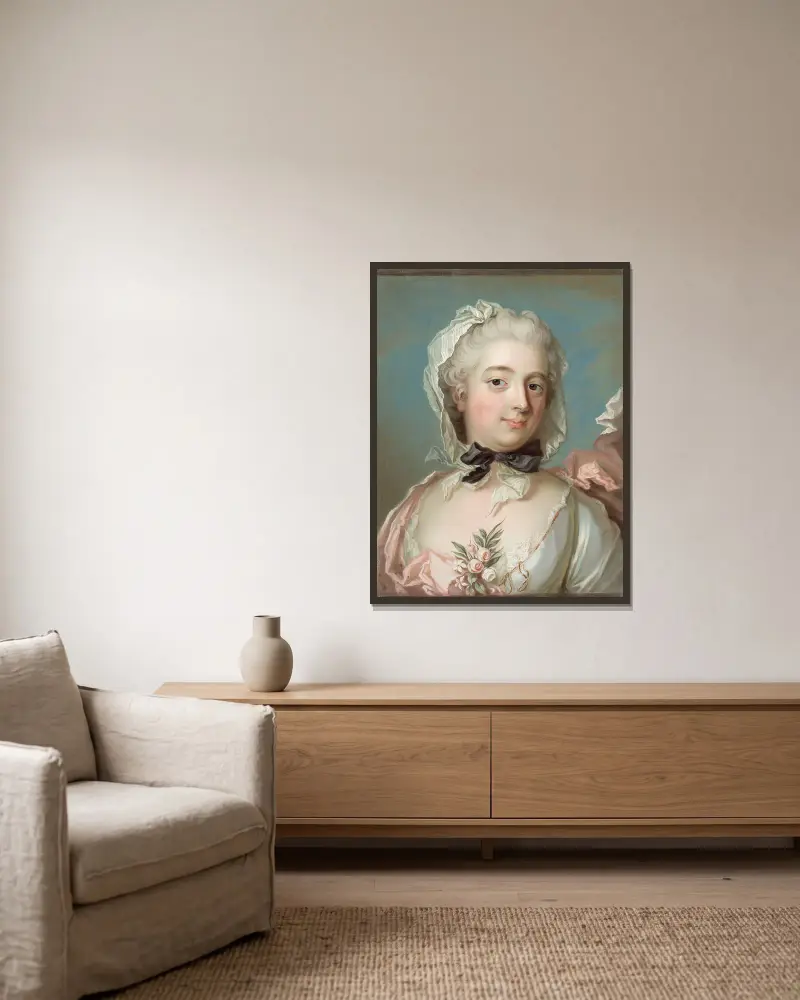 Lady Werner, Gustaf Lundberg v rámu na stěně