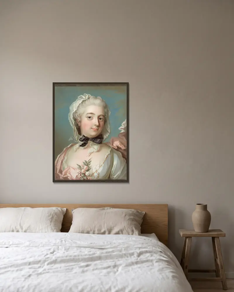 Lady Werner, Gustaf Lundberg v rámu na stěně