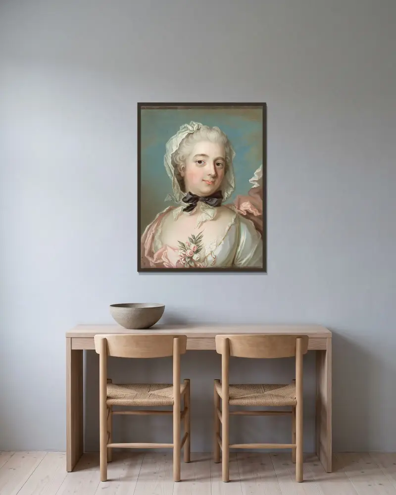 Lady Werner, Gustaf Lundberg v rámu na stěně