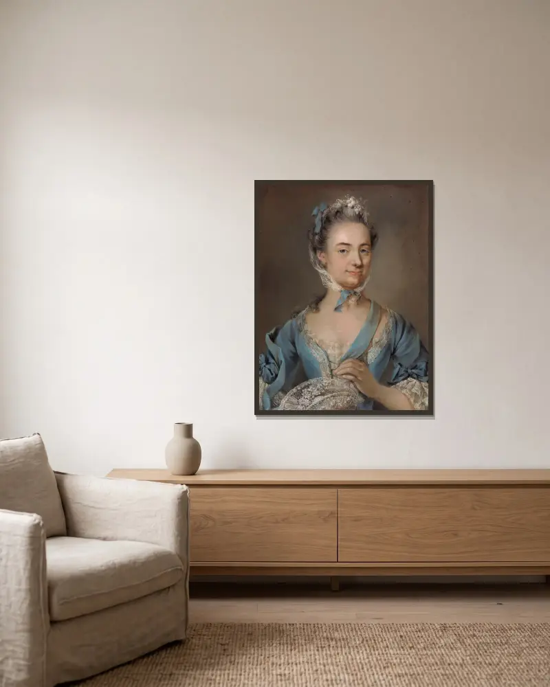 Mary Ulrika Dahl von Gustaf Lundberg gerahmt an einer Wand