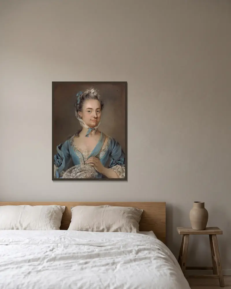 Mary Ulrika Dahl von Gustaf Lundberg gerahmt an einer Wand