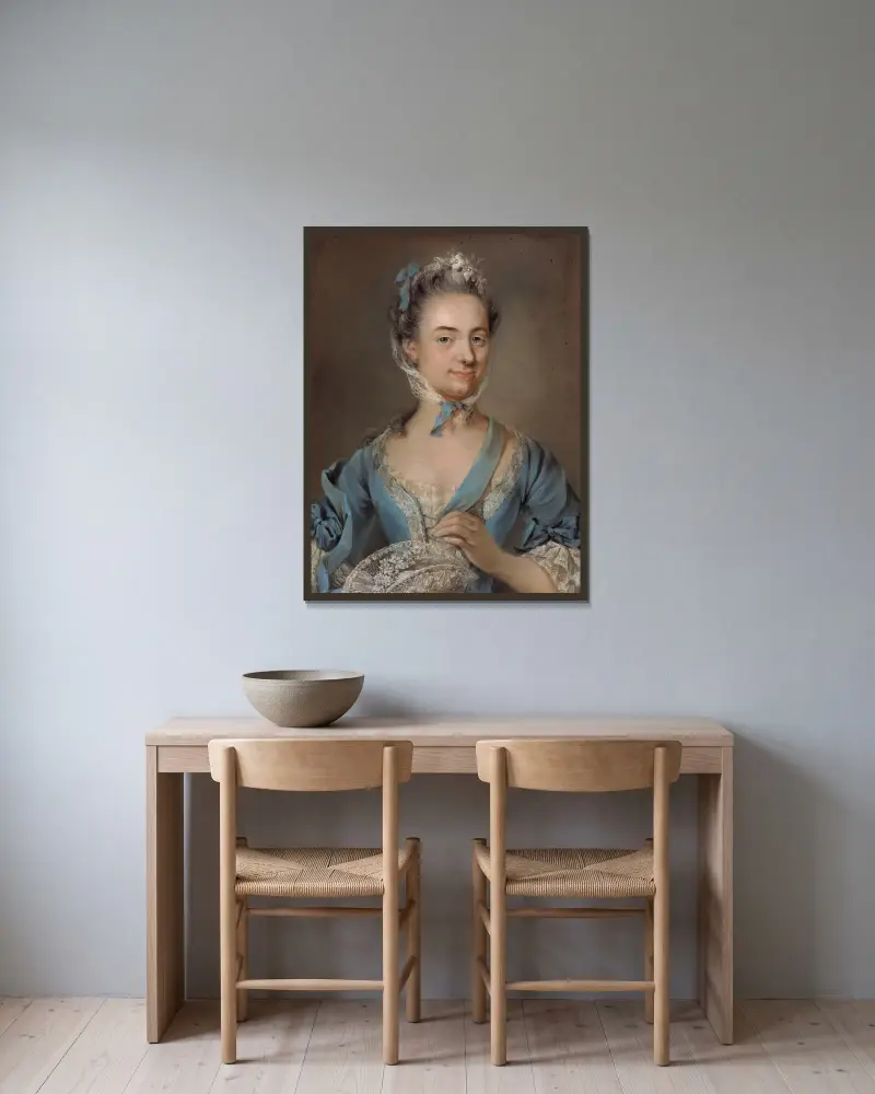 Mary Ulrika Dahl von Gustaf Lundberg gerahmt an einer Wand