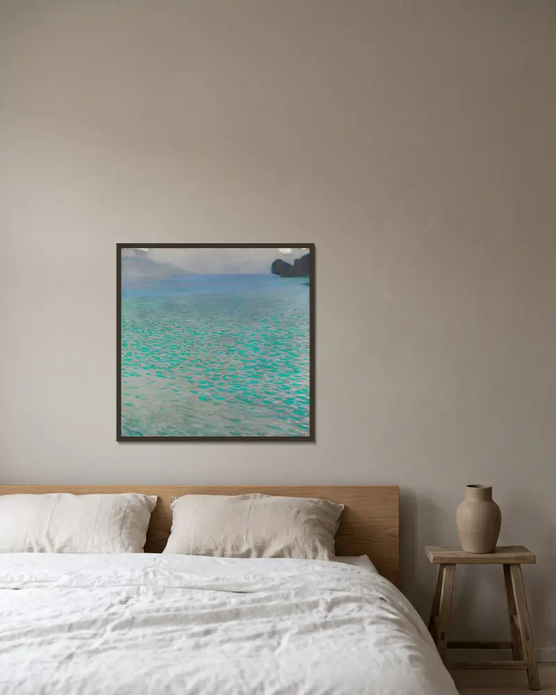 Attersee, Gustav Klimt v rámu na stěně