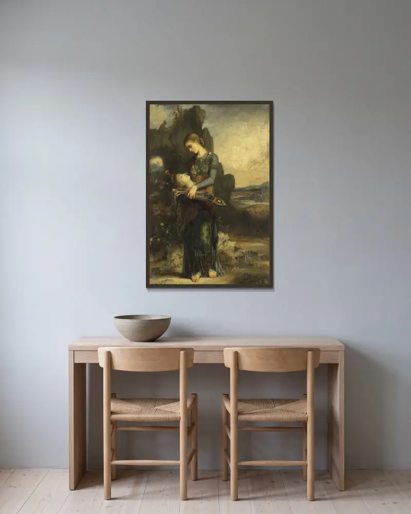 Orfeusz, Gustave Moreau w ramie na ścianie