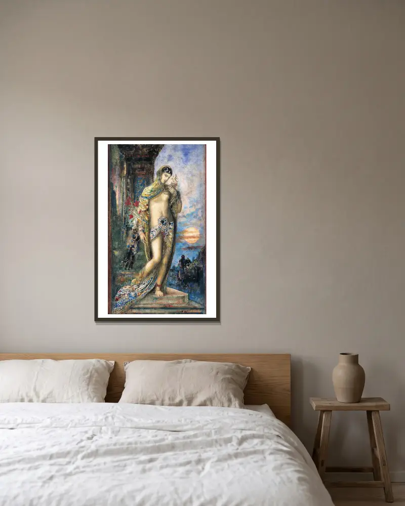Pieśń nad pieśniami, Gustave Moreau w ramie na ścianie