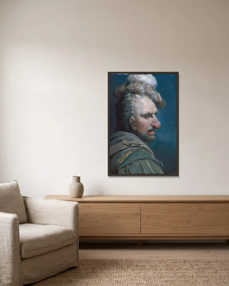 Bardolf, John Hamilton Mortimer w ramie na ścianie