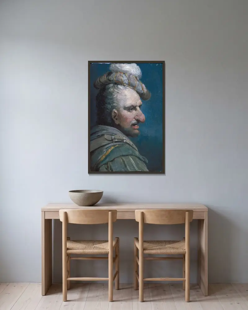 Bardolf, John Hamilton Mortimer w ramie na ścianie